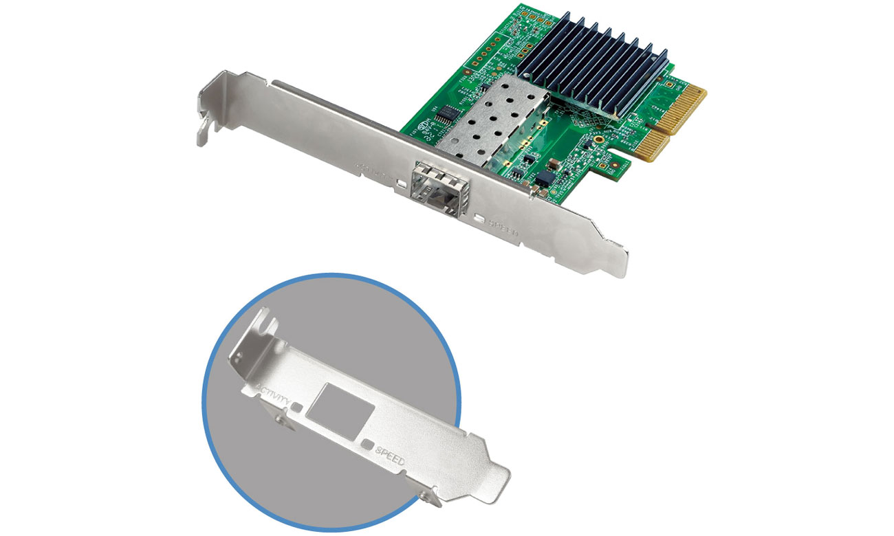 Edimax EN-9320SFP+ V2 Low-Profile-Halterung
