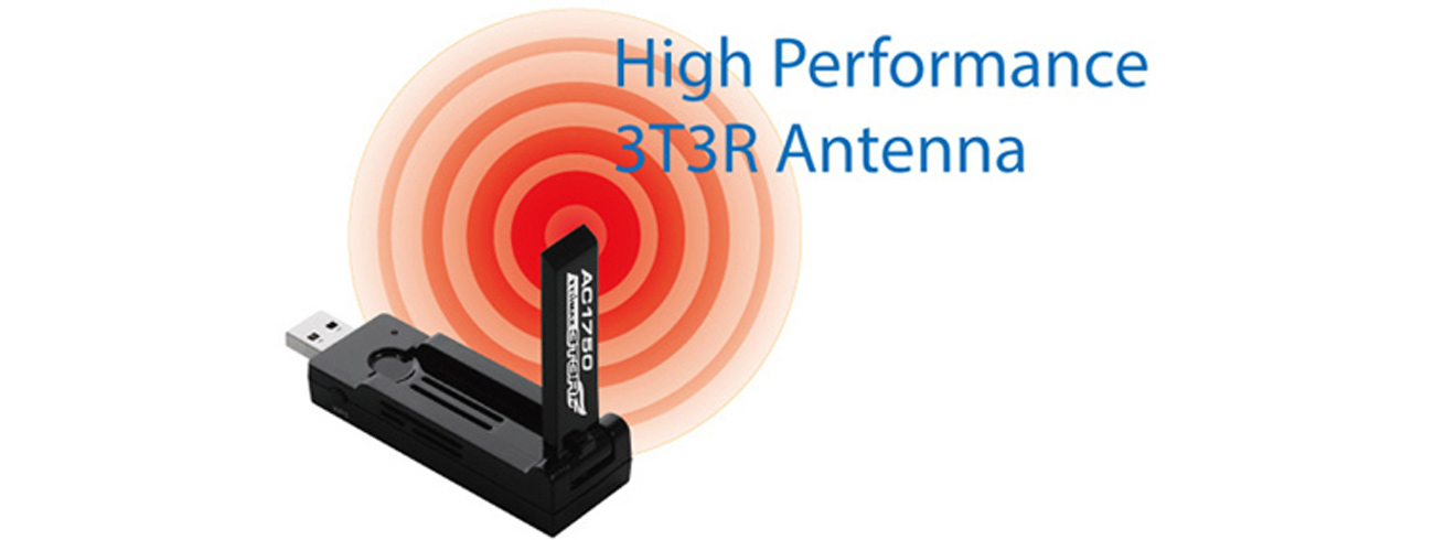 Edimax EW-7833UAC USB 3.0 3T3R MIMO Technologie