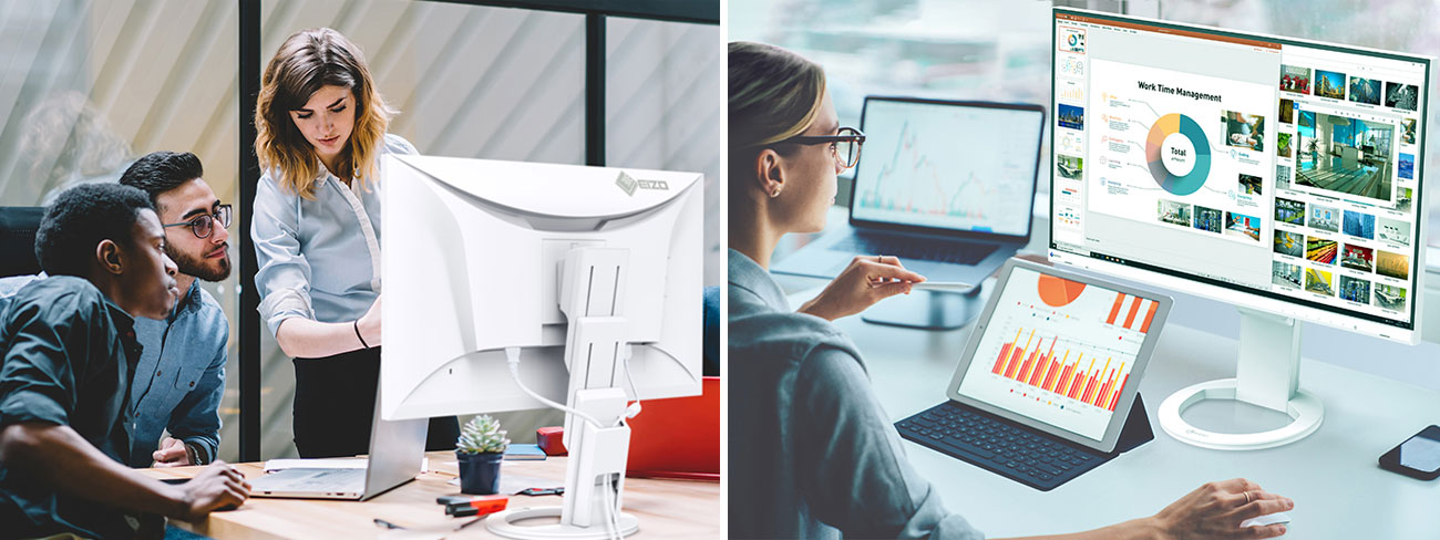 Vielseitiger Monitor für Zuhause und Büro - Eizo FlexScan EV2760-WT