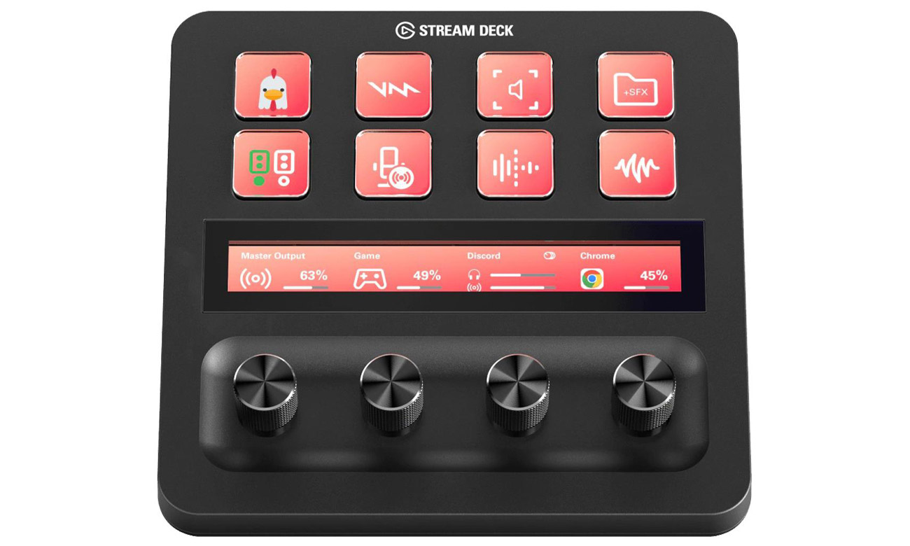 Elgato Stream Deck + Ansicht von vorne