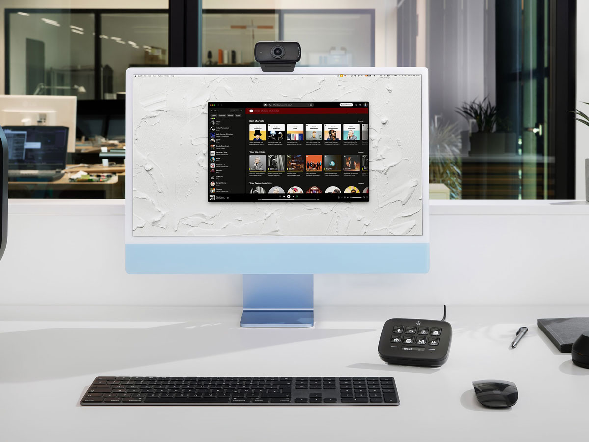 Elgato Stream Deck Neo Schwarz - Lifestyle-Grafik