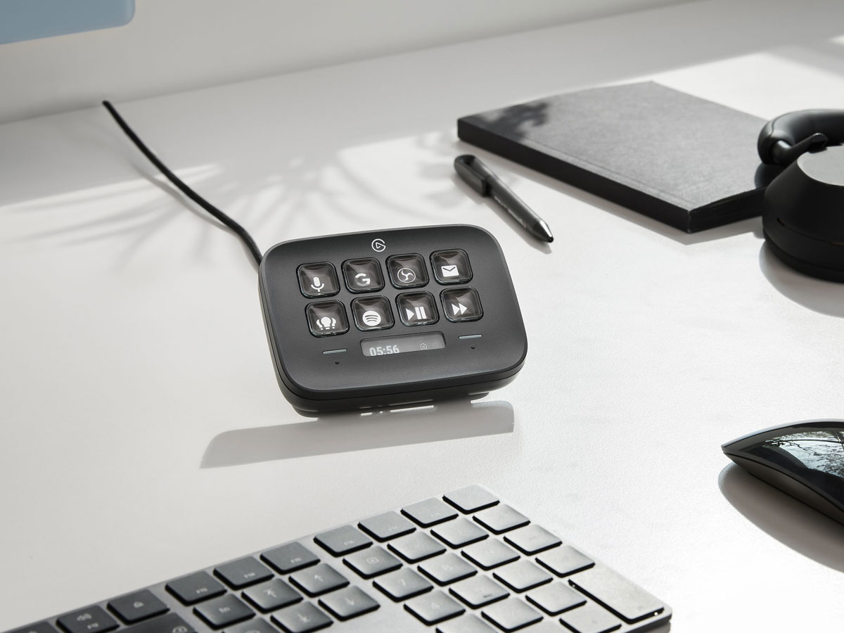 Elgato Stream Deck Neo Schwarz - Lifestyle-Grafik