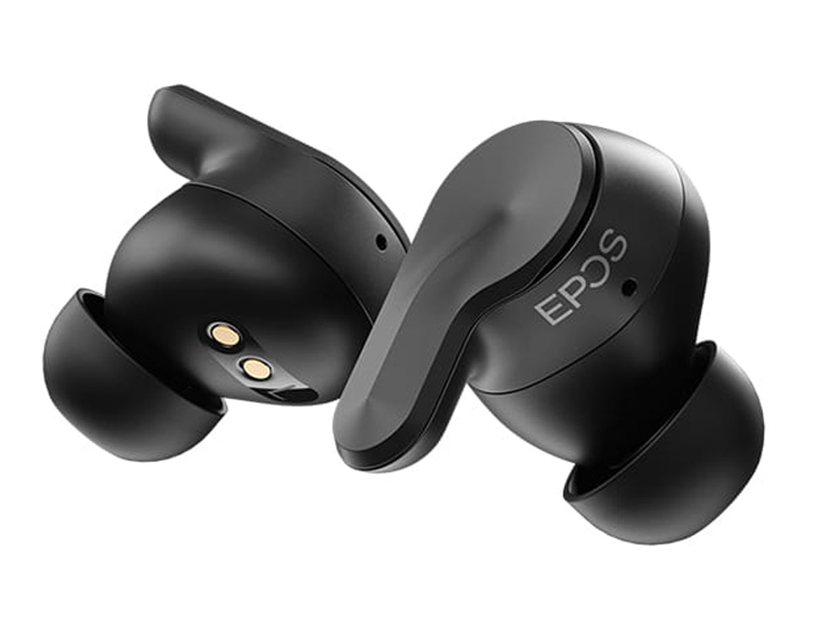 Drahtlose Kopfhörer Epos ADAPT E1 Scandinavian Black - Ansicht von links und rechts