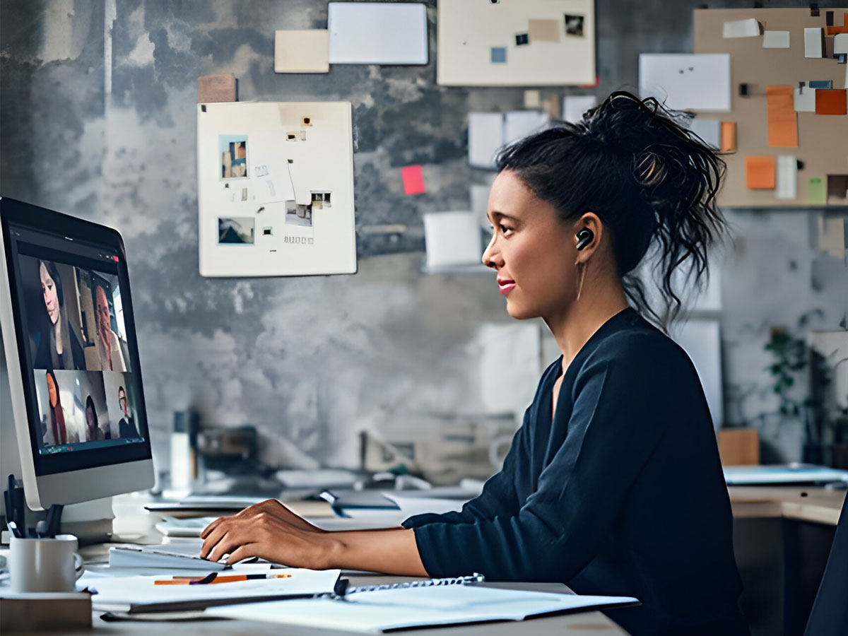 Drahtlose Kopfhörer Epos ADAPT E1 - Lifestyle-Grafik