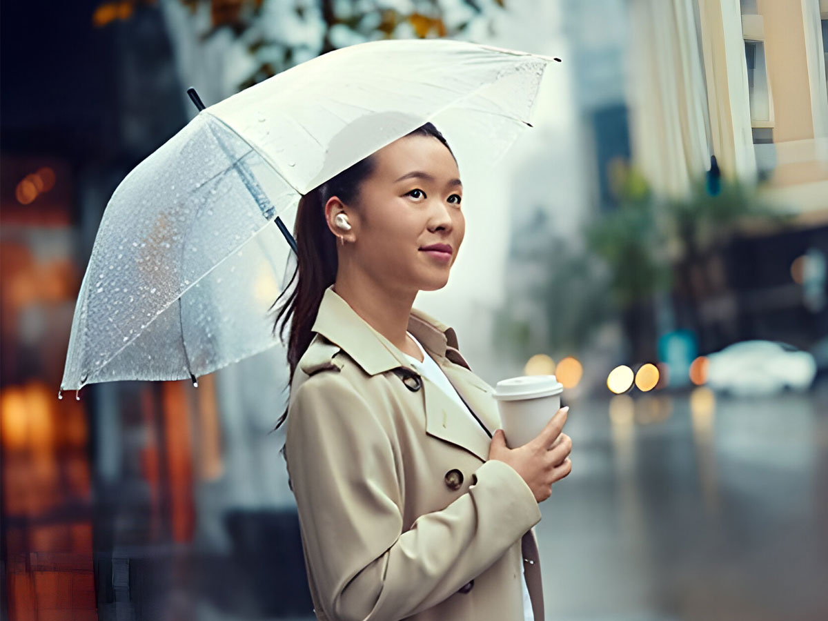 Drahtlose Kopfhörer Epos ADAPT E1 - Lifestyle-Grafik