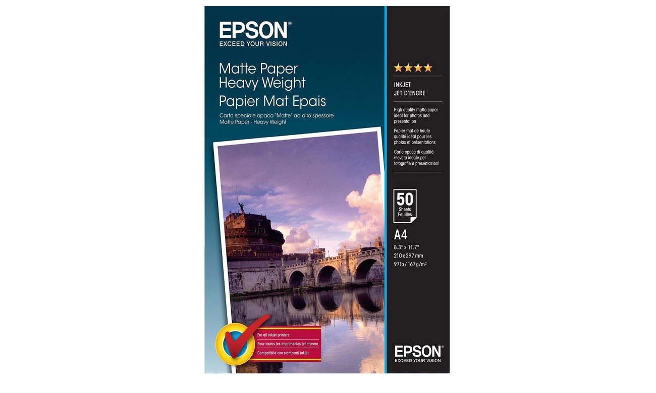 Epson Matte Papier Heavy Weight A4 (50 Blatt)