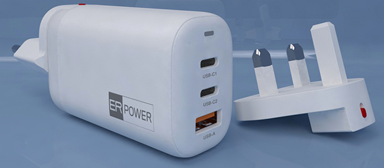 ER POWER Reise-Ladegerät Stecker