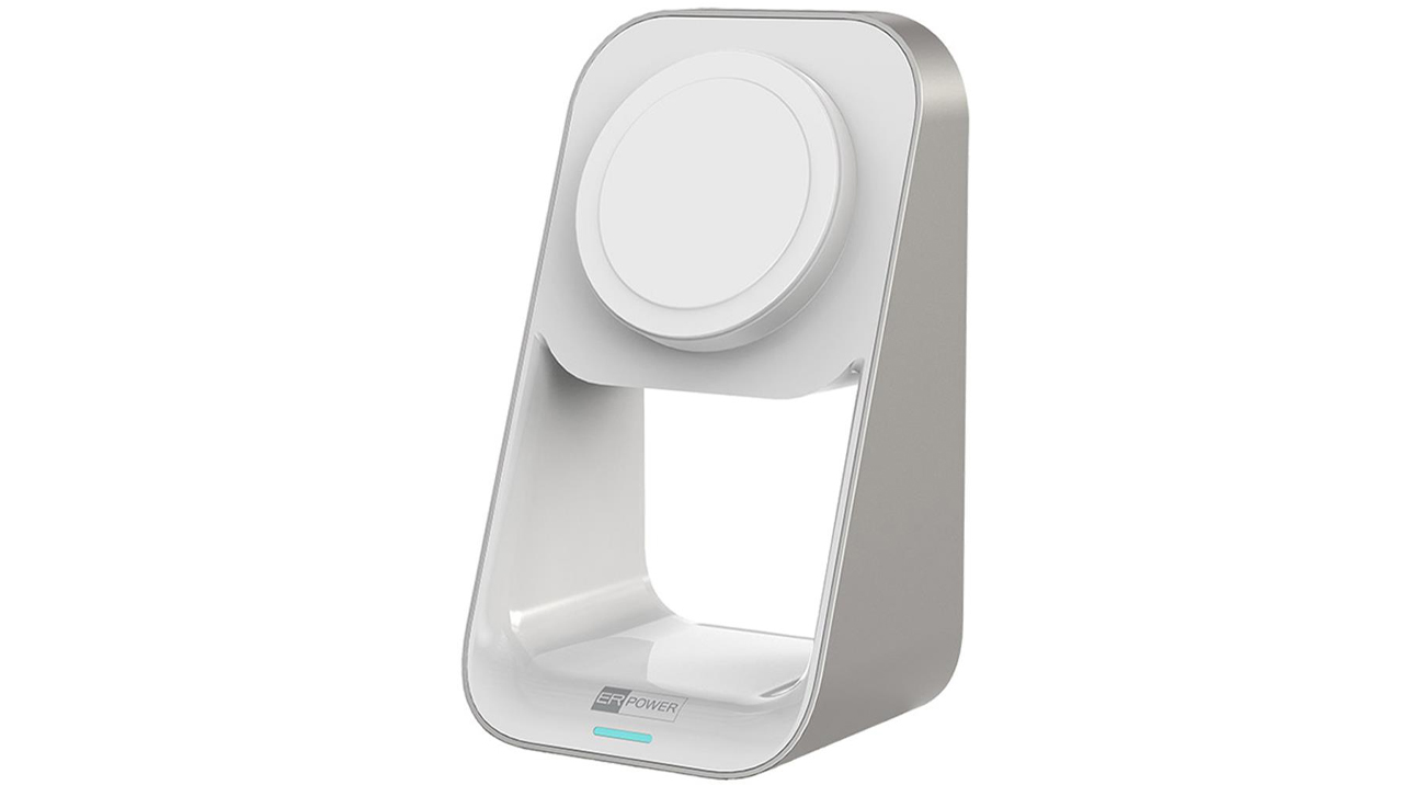 ER POWER 2-in-1 Aluminium-Ladeständer MagSafe Weiß