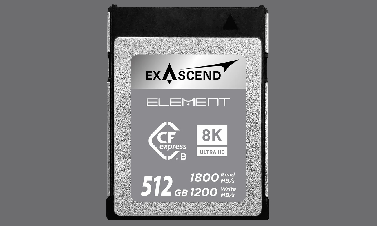 ExAscend Element CFexpress B 512GB Speicherkarte - Grafik