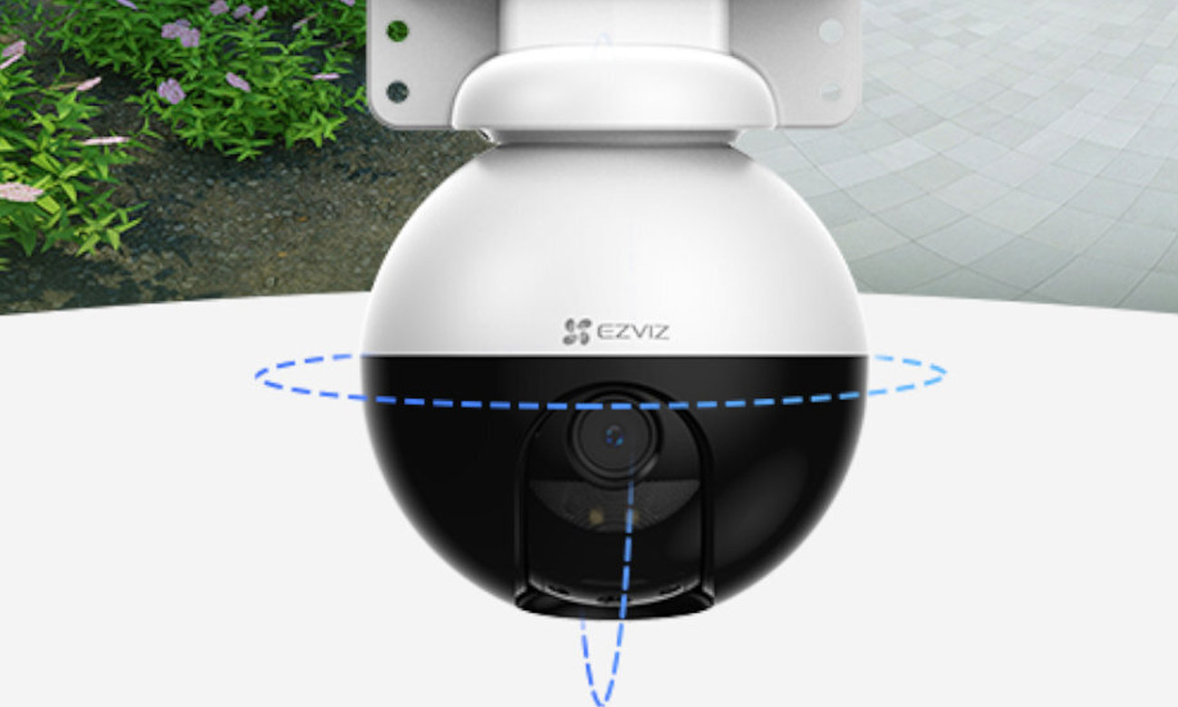 EZVIZ C8W Pro 2K schwenkbare Konstruktion