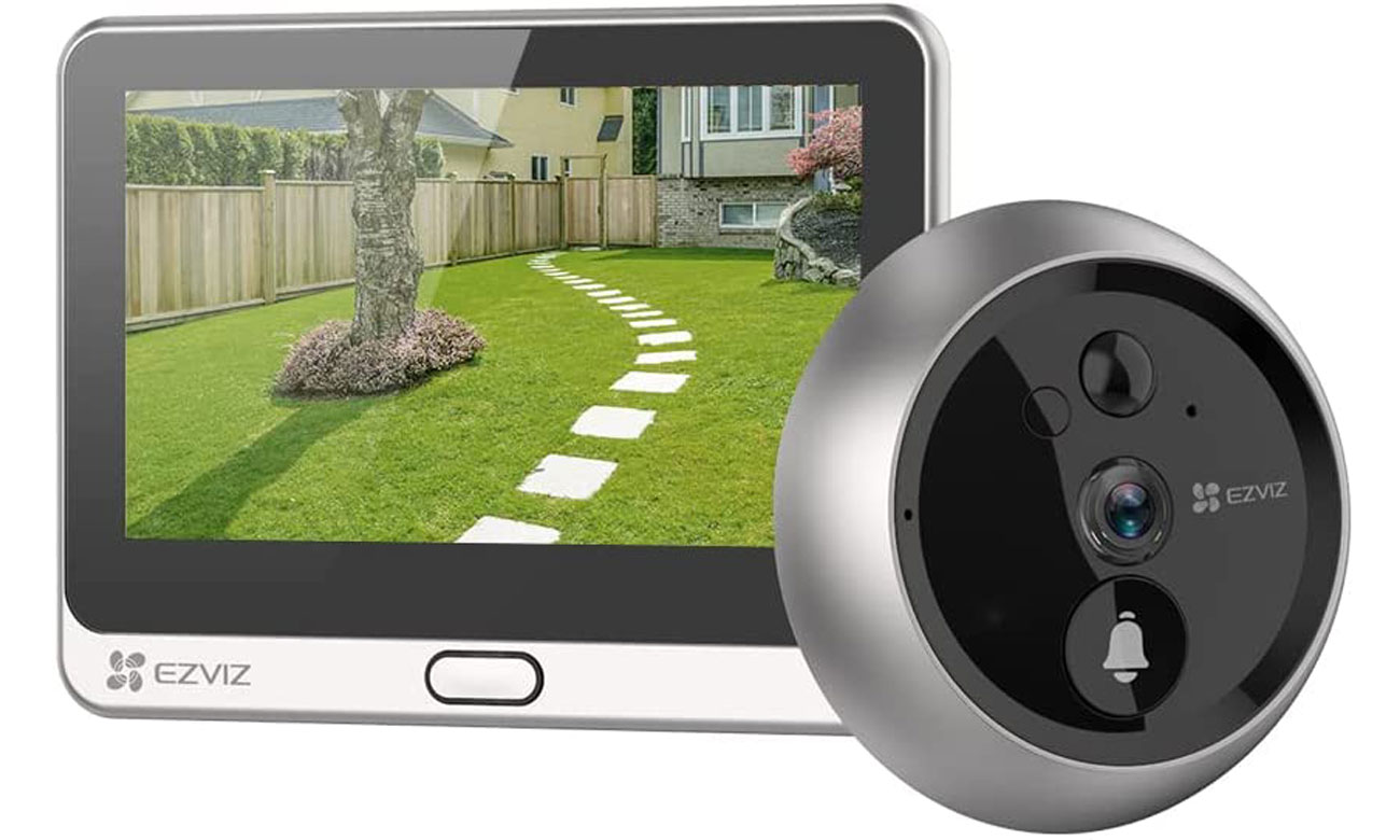 Kabellose Türklingel mit Türspion EZVIZ DP2C