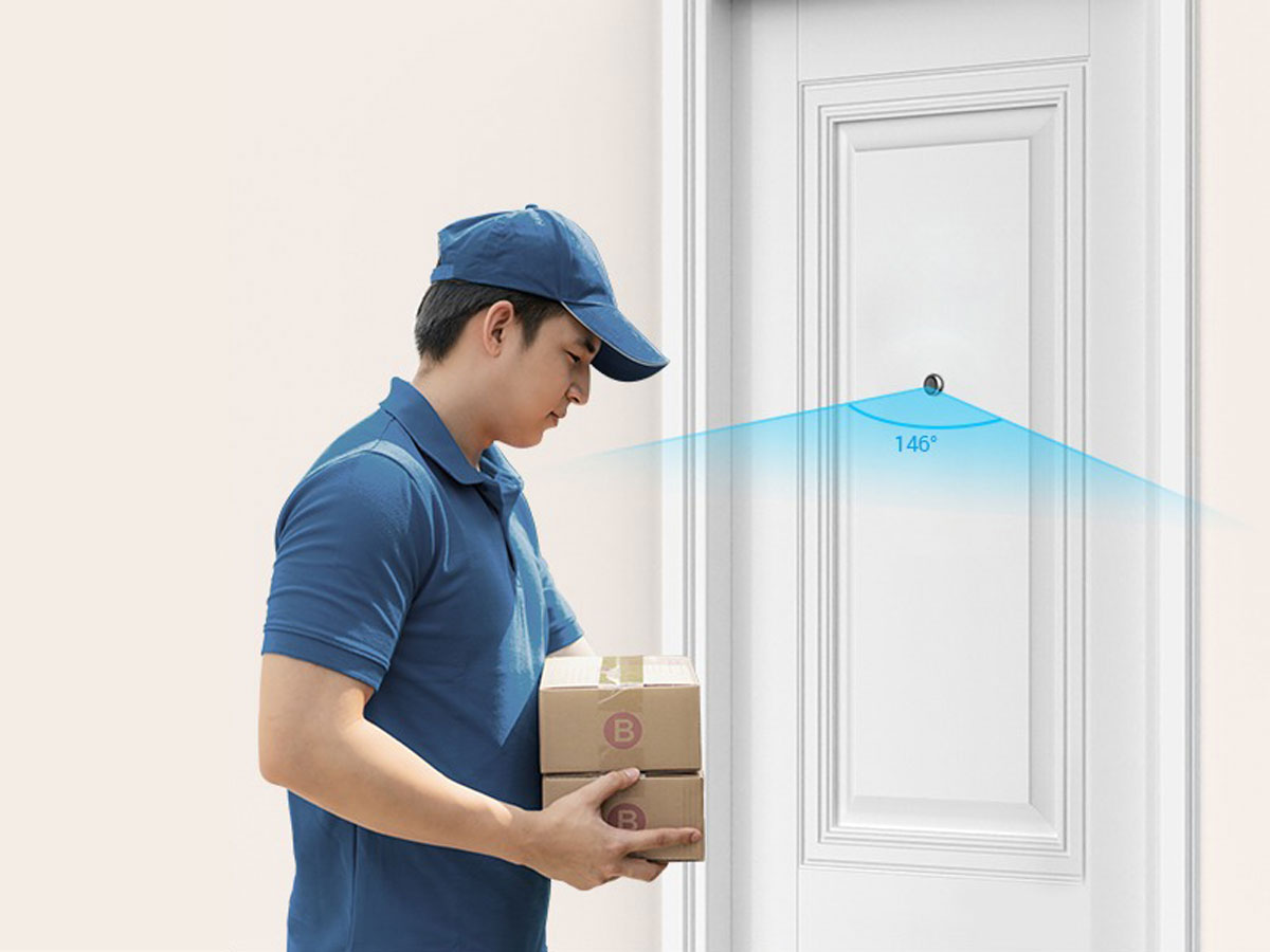 Inteligentny domofon EZVIZ HP2 - Szeroki kąt widzenia dla pełnej kontroli