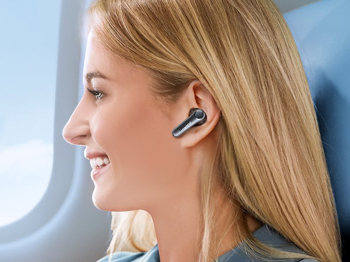 Drahtlose Kopfhörer EarFun Air Pro 4 ANC Schwarz - Lifestyle-Grafik