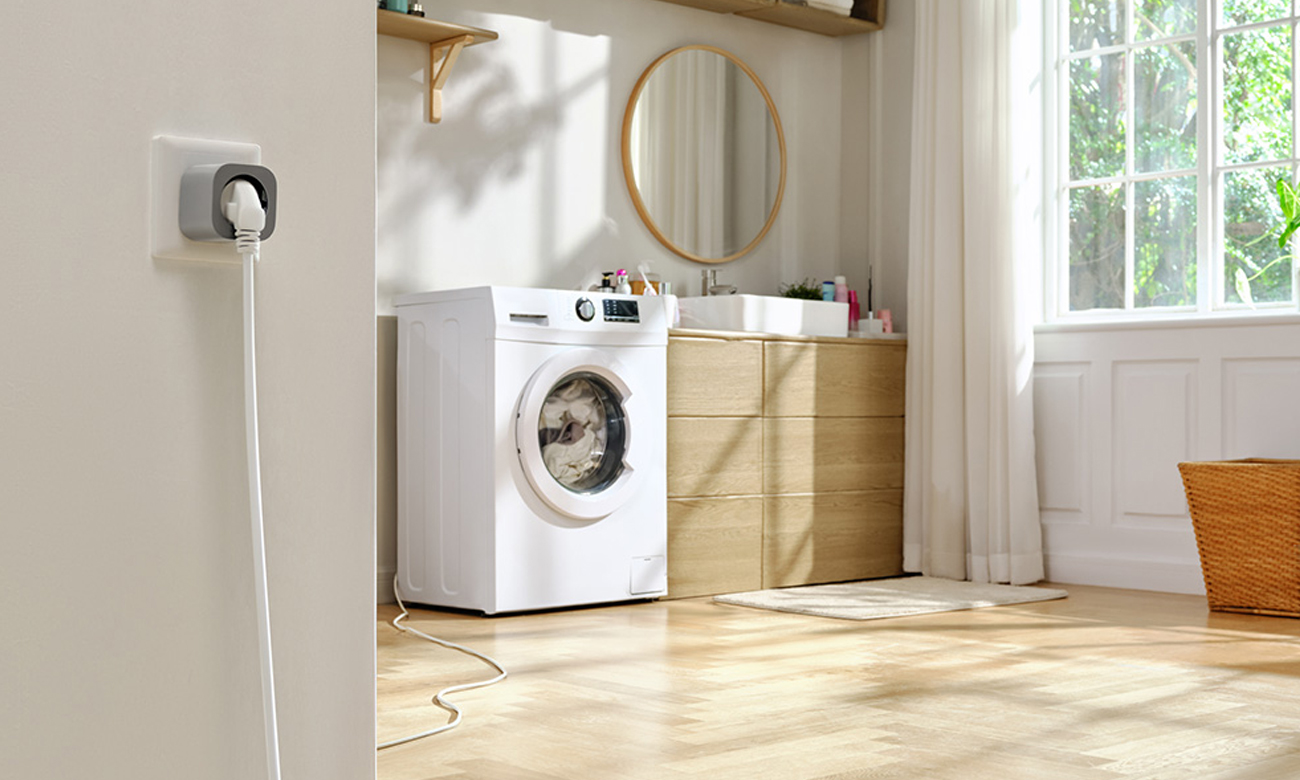 Smart Plug für EcoFlow PowerStream in der Waschküche