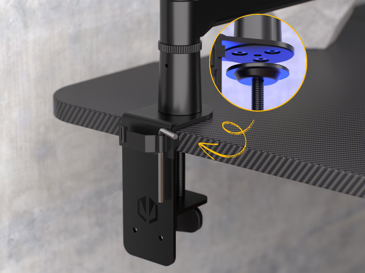 Statyw do mikrofonu ENDORFY Broadcast Low Profile RGB Boom Arm - Stabilna konstrukcja i pełna kontrola