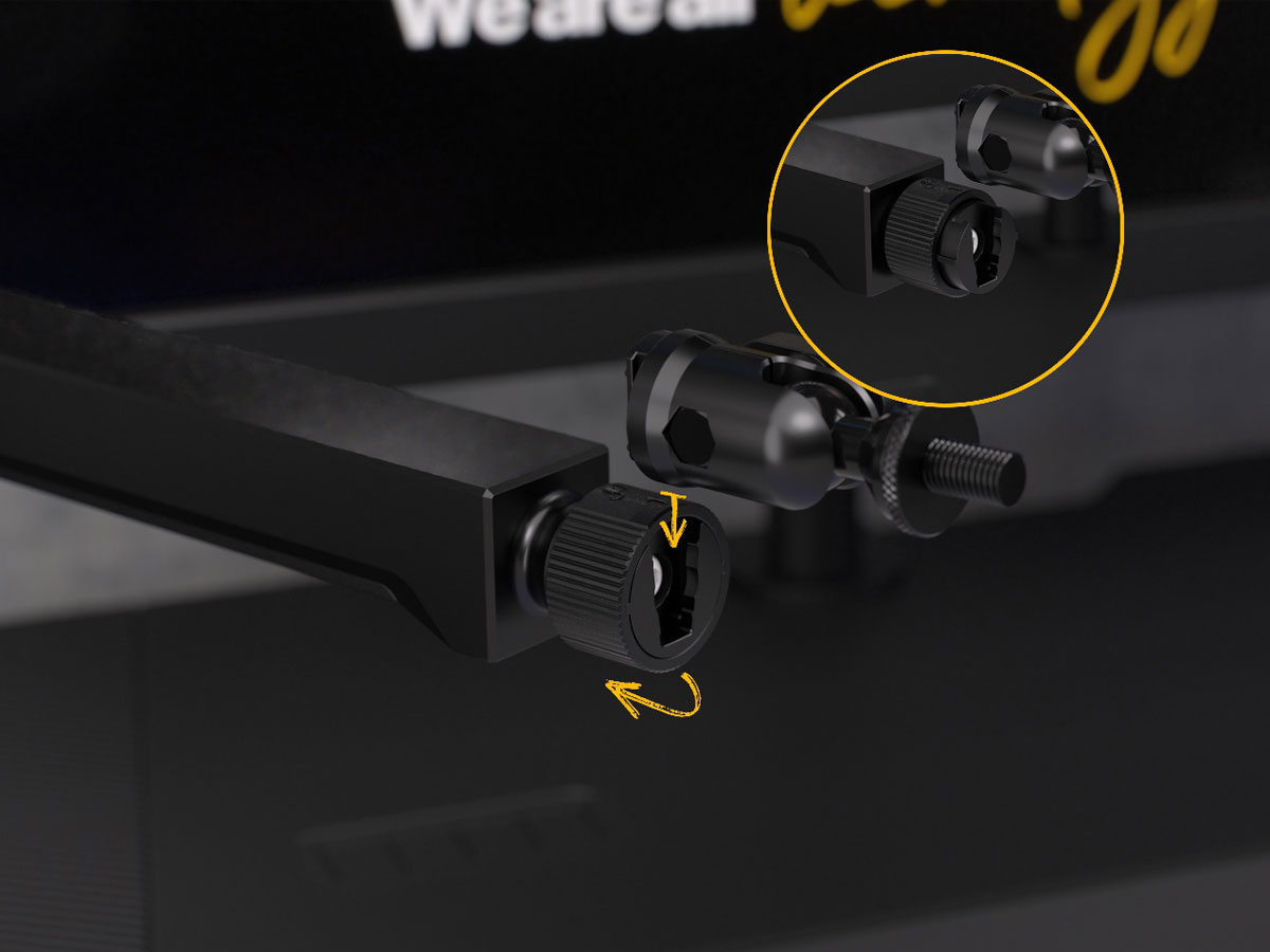 Statyw do mikrofonu ENDORFY Broadcast Low Profile RGB Boom Arm - Regulacja wysokości i montaż na każdym biurku