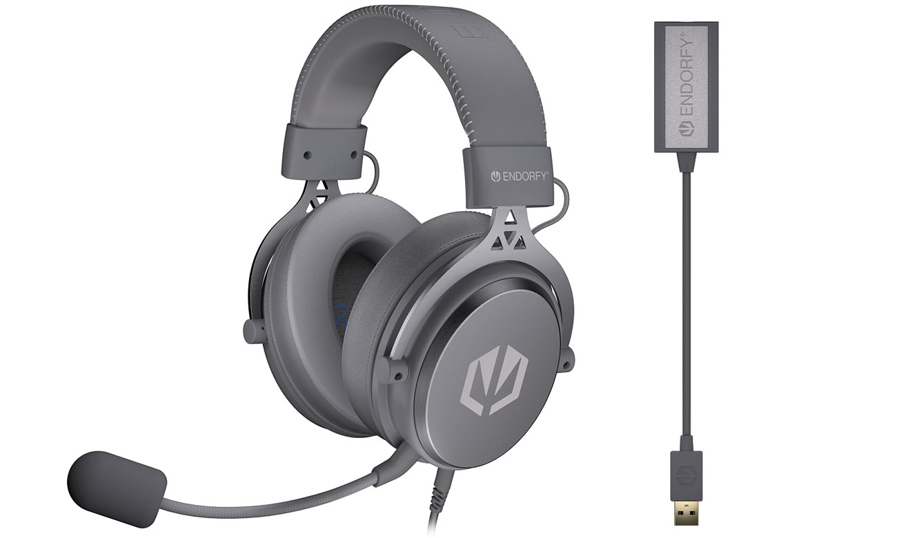 Kopfhörer ENDORFY Viro Plus USB Alt Gray - Gesamtansicht