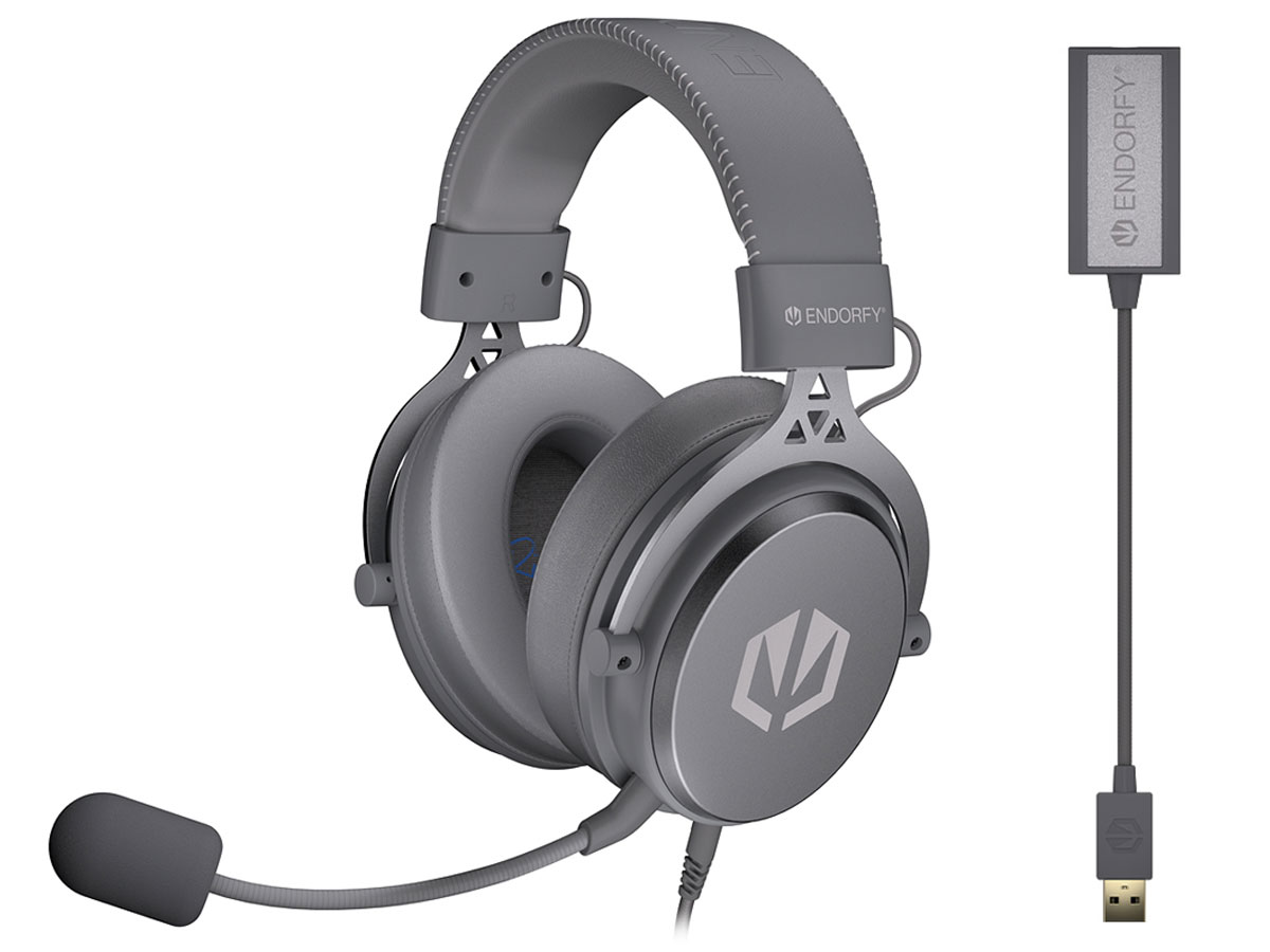 Kopfhörer ENDORFY Viro Plus USB Alt Gray - Gesamtansicht