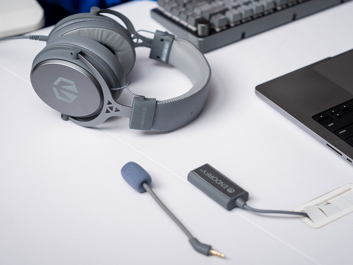 Kopfhörer ENDORFY Viro Plus USB Alt Gray - Lifestyle-Grafik