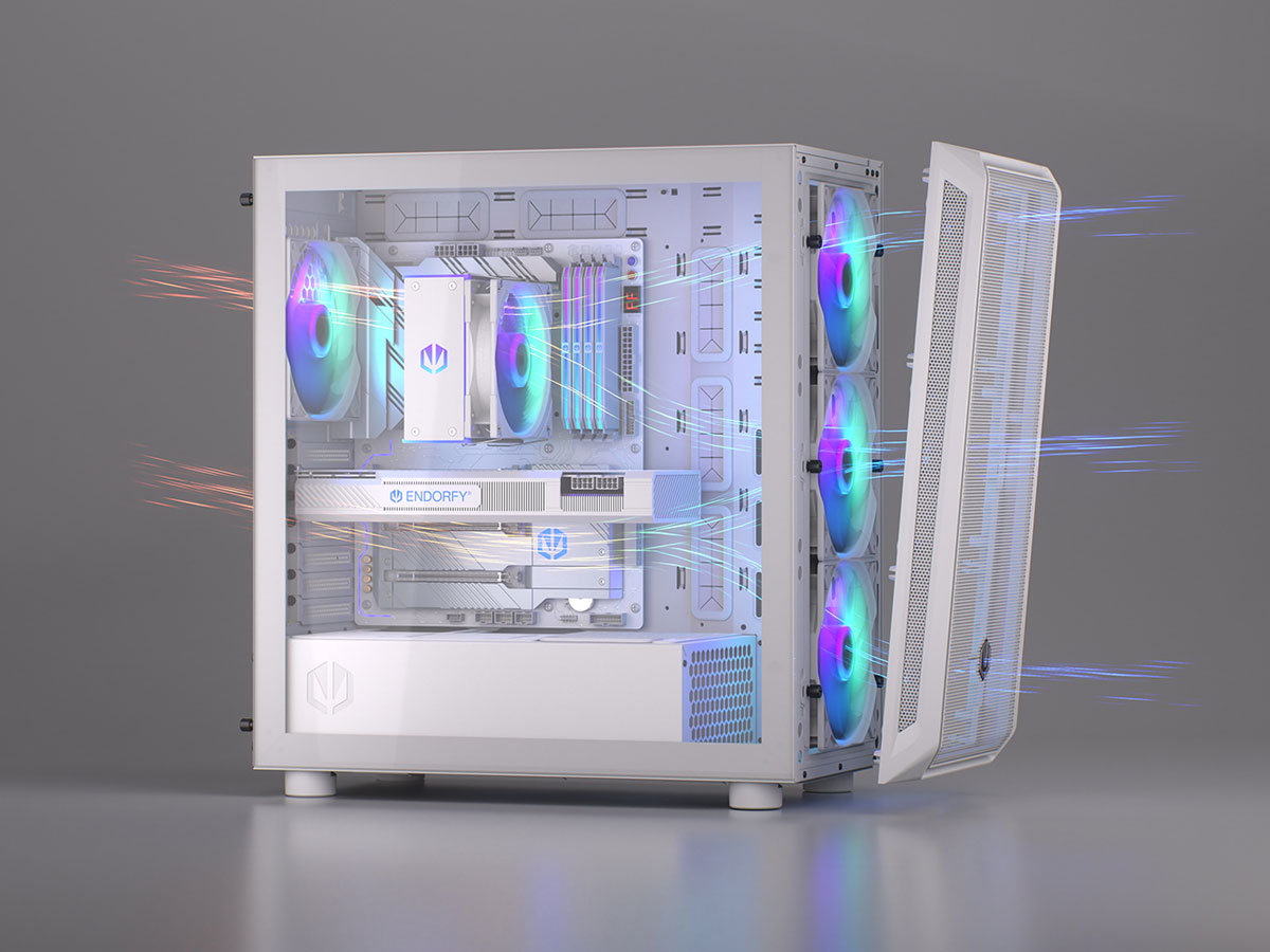 ENDORFY Arx 700 White ARGB Lüftung