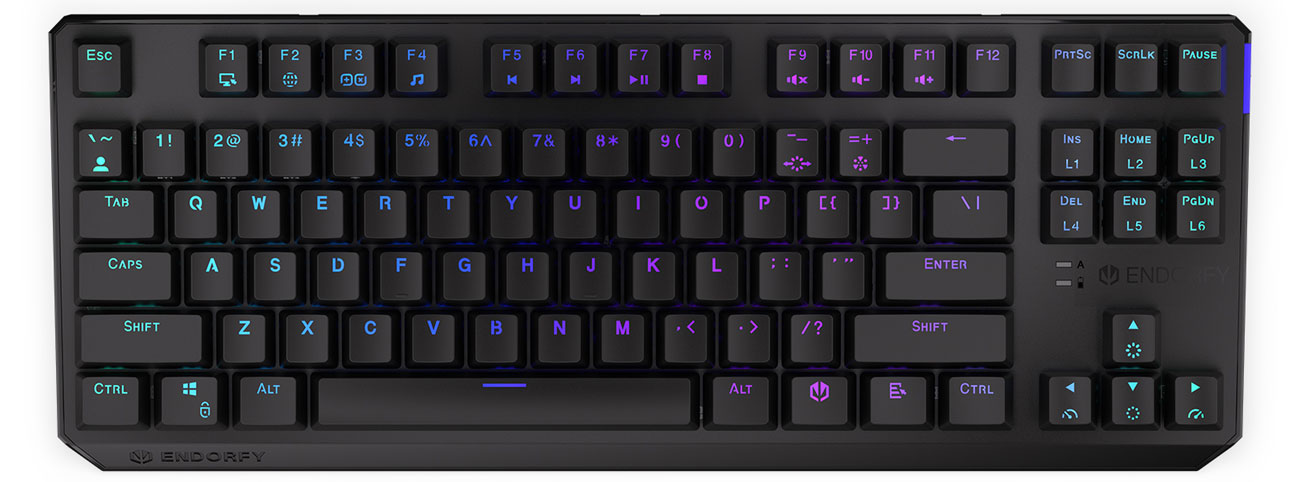 ENDORFY Thock TKL Wireless Ansicht von oben