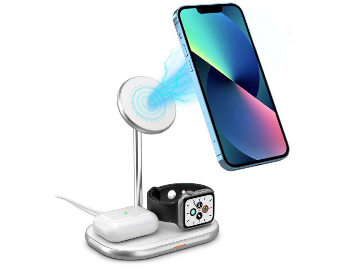 Energizer Drahtlose Ladestation für Smartphones, Smartwatches und Kopfhörer