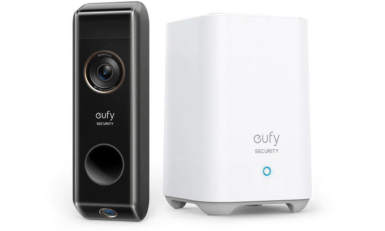 Eufy VIDEO-TÜRKLINGEL DUAL mit HomeBase 2-Basis
