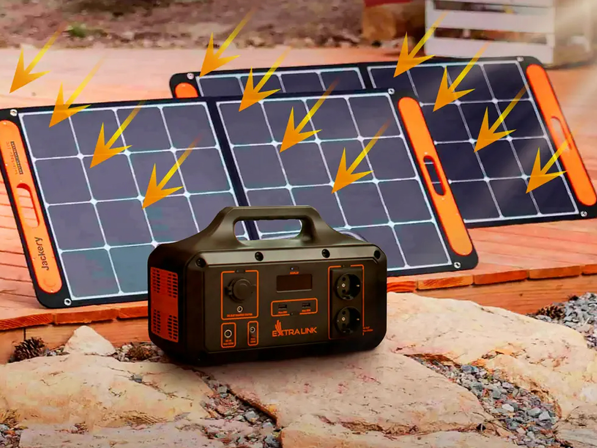 Power Station ExtraLink EPS-S500S zasilanie słońcem