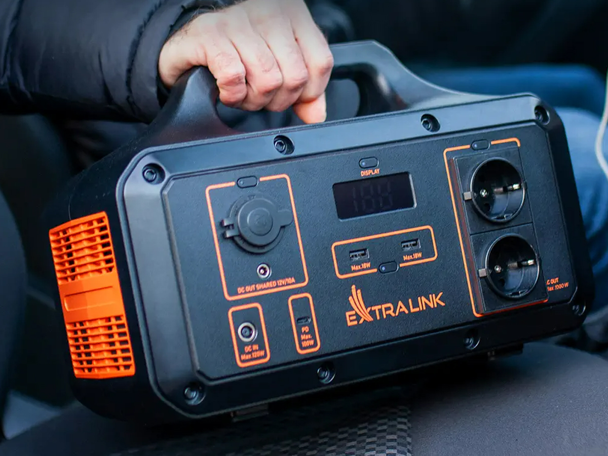 Power Station ExtraLink EPS-S500S złącza