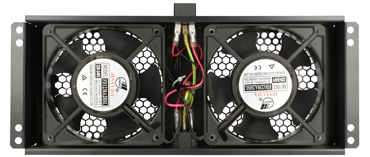 ExtraLink Ventilator für 19 Schränke 230V 125x320x50mm (schwarz)