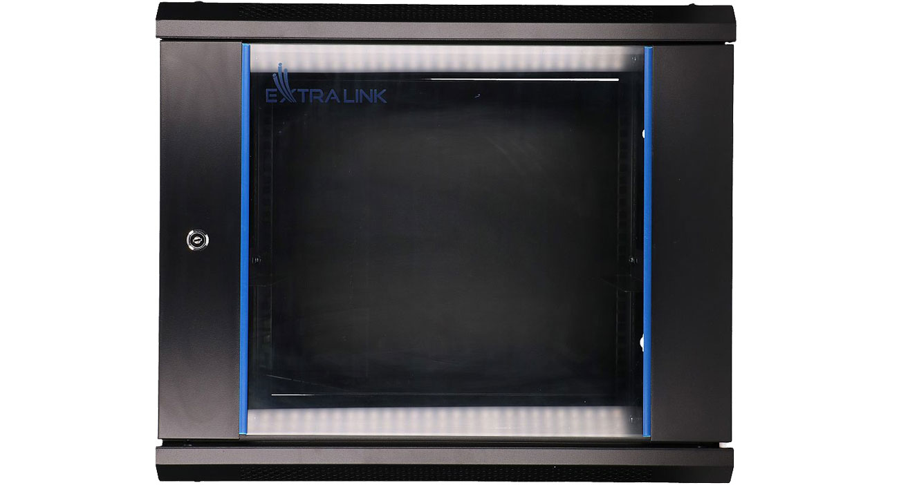 Szafa RACK Wisząca 19'' 9U 600x450mm (czarna) EX.3968