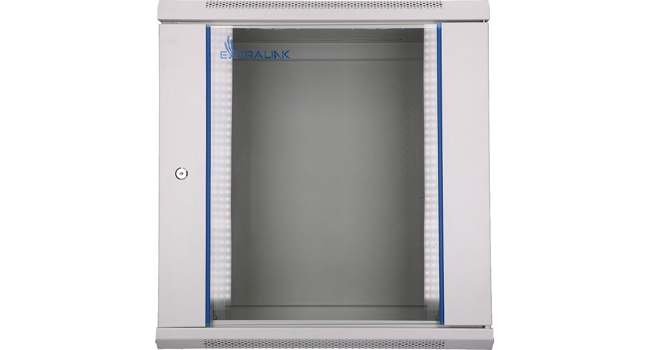 RACK-Schrank Wandmontage 19'' 12U 600x600mm (grau) EX.8604