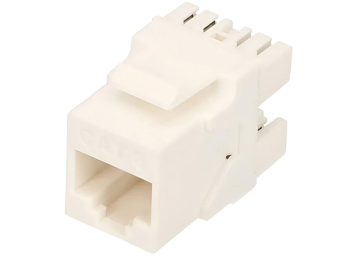 ExtraLink Keystone Modul RJ45 UTP 6 (weiß)