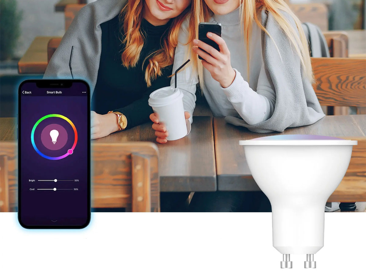 Intelligente LED-Glühbirne ExtraLink Smartlife G10 (GU10) – Intelligente Steuerung