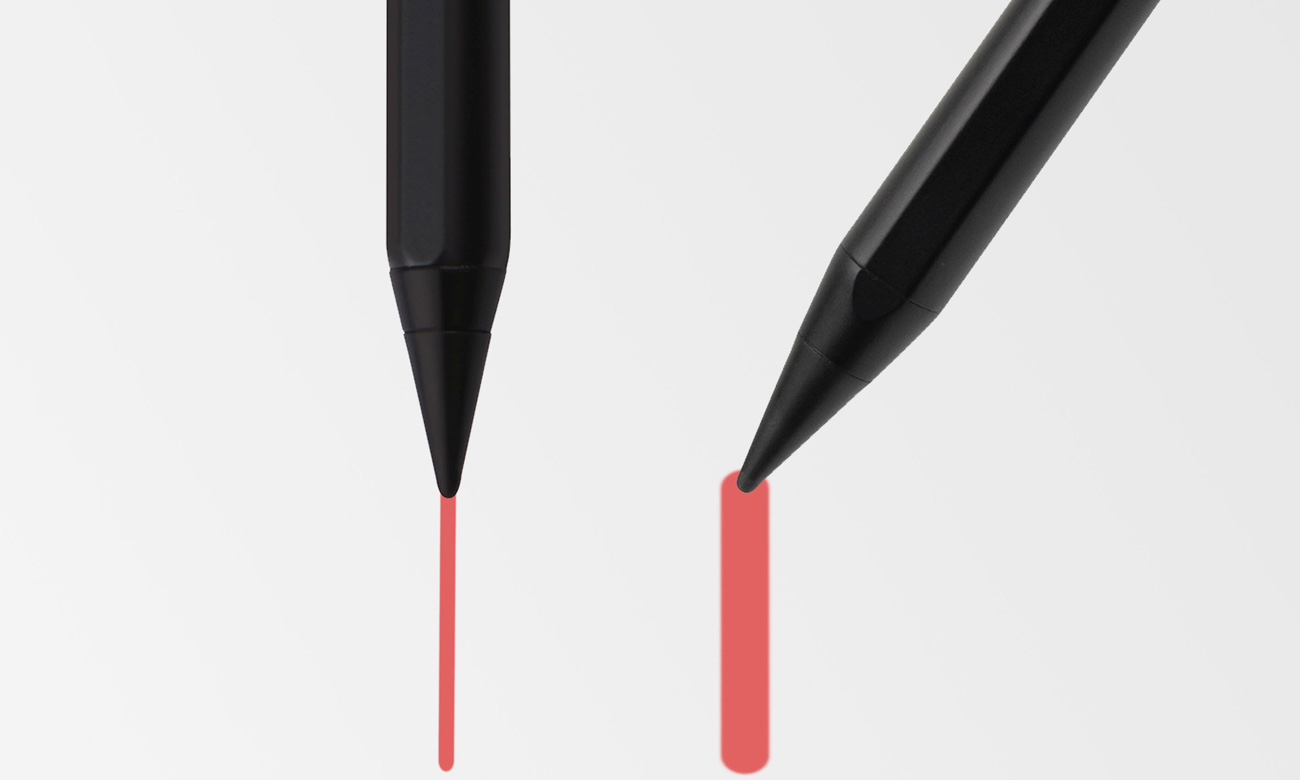 Rysik FIXED Graphite do iPad Czarny - Reagowanie na siłę nacisku