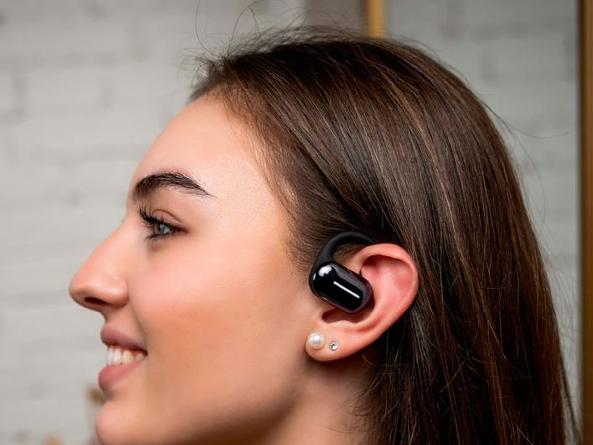 Drahtlose Kopfhörer FIXED NODS Schwarz - Lifestyle-Grafik