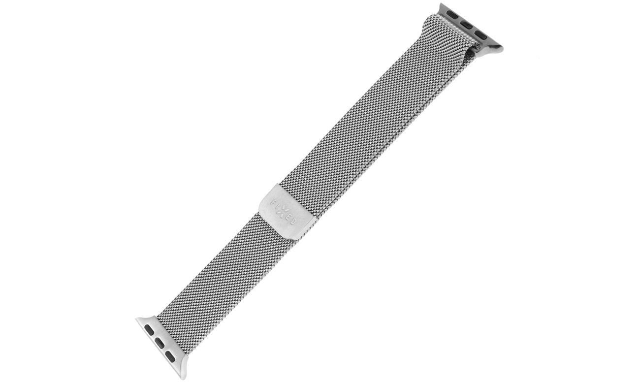 Pasek FIXED Mesh Strap do Apple Watch Silver - Widok ogólny
