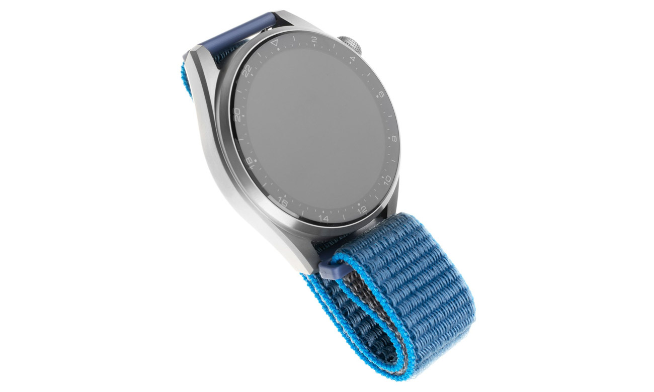 FIXED Nylon Strap für Smartwatch (20mm) breit dunkelblau