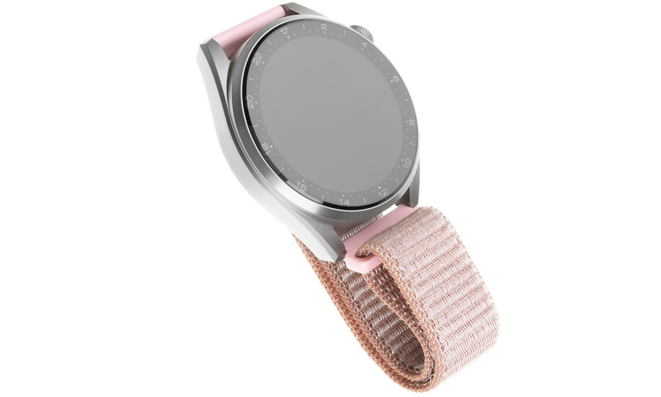 FIXED Nylon Strap für Smartwatch (22mm) wide rose gold