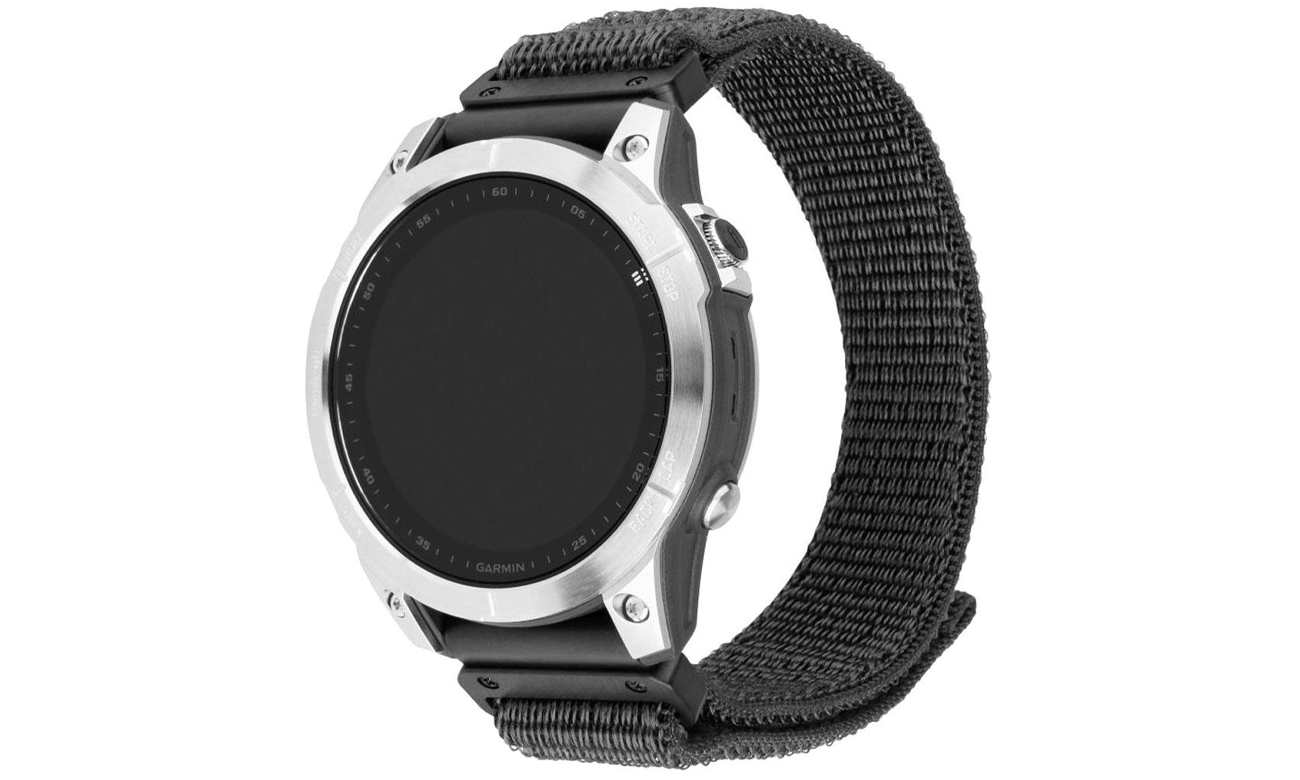 Opaska FIXED Sporty Strap do Garmin Fenix QuickFit (22mm) ciemnoszary
