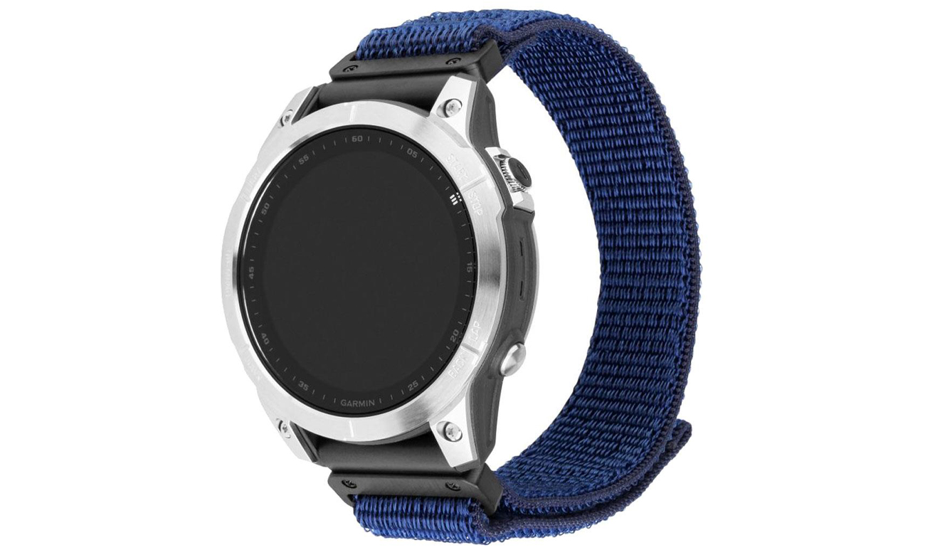 FIXED Sporty Strap für Garmin Fenix QuickFit (26mm) dunkelblau