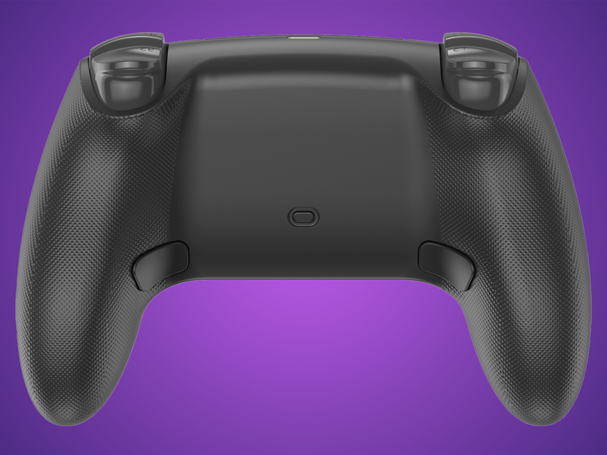 Controller FR-TEC FT0044 Obsidian Schwarz - Rückansicht mit Hintergrundgrafik