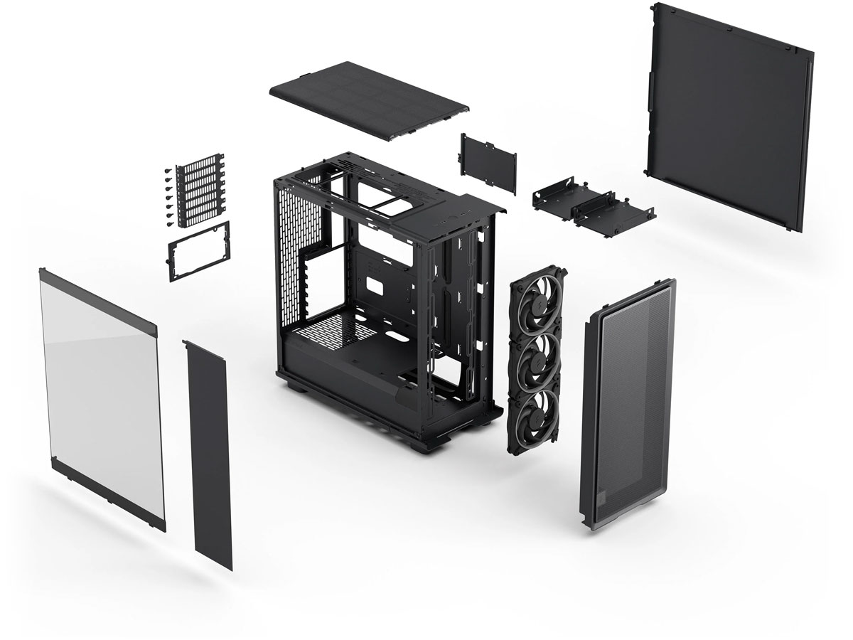 Fractal Design Epoch Black TG RGB Light Tint