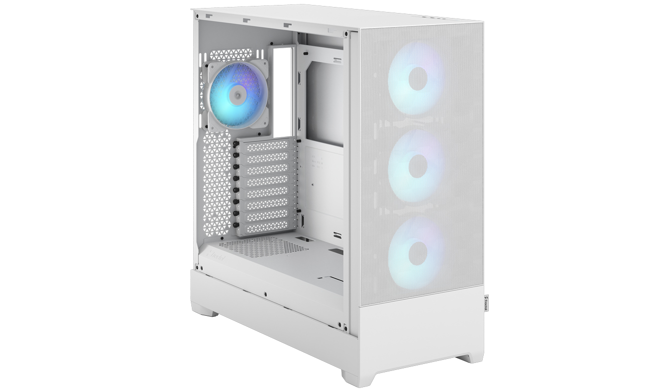 PC-Gehäuse Fractal Design Pop XL Air RGB Weiß TG Clear Tint Belüftung