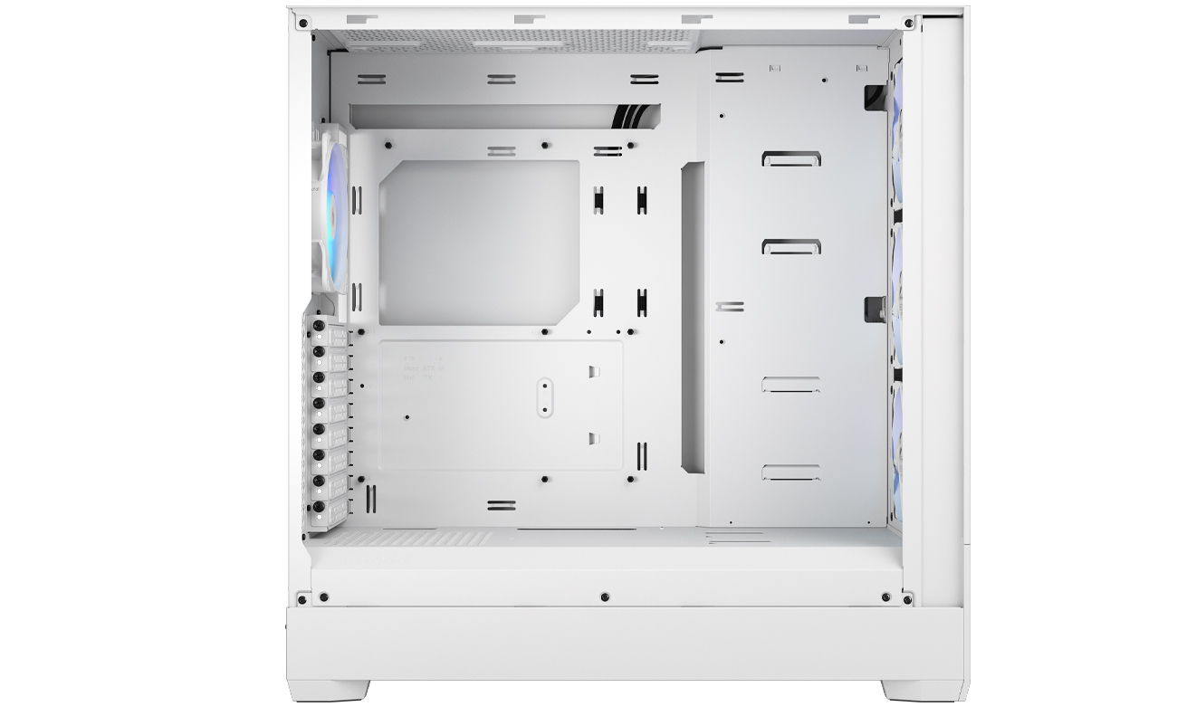 PC-Gehäuse Fractal Design Pop XL Air RGB Weiß TG Clear Tint Inneres