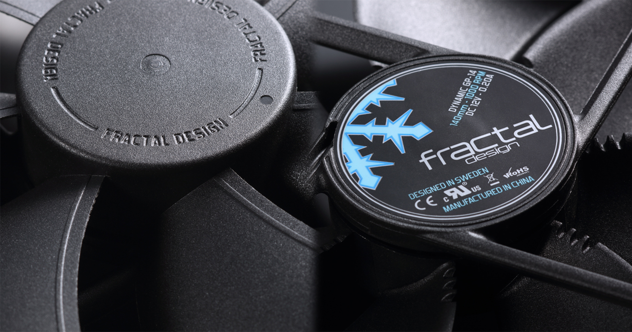 Fractal Design Dynamic X2 GP-14 łopatki konstrukcja