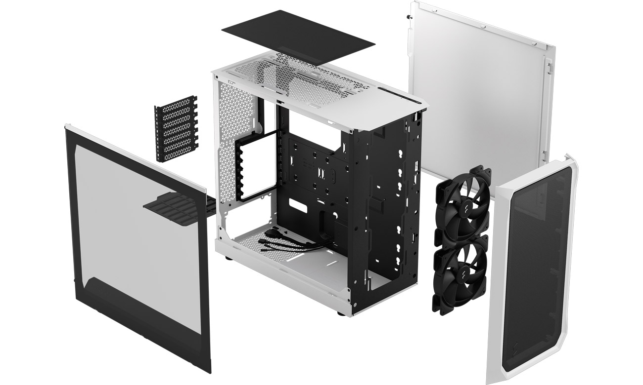 Computergehäuse Fractal Design Focus 2 Konstruktion