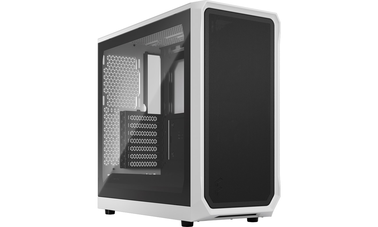 Computergehäuse Fractal Design Focus 2 White TG Clear Tint