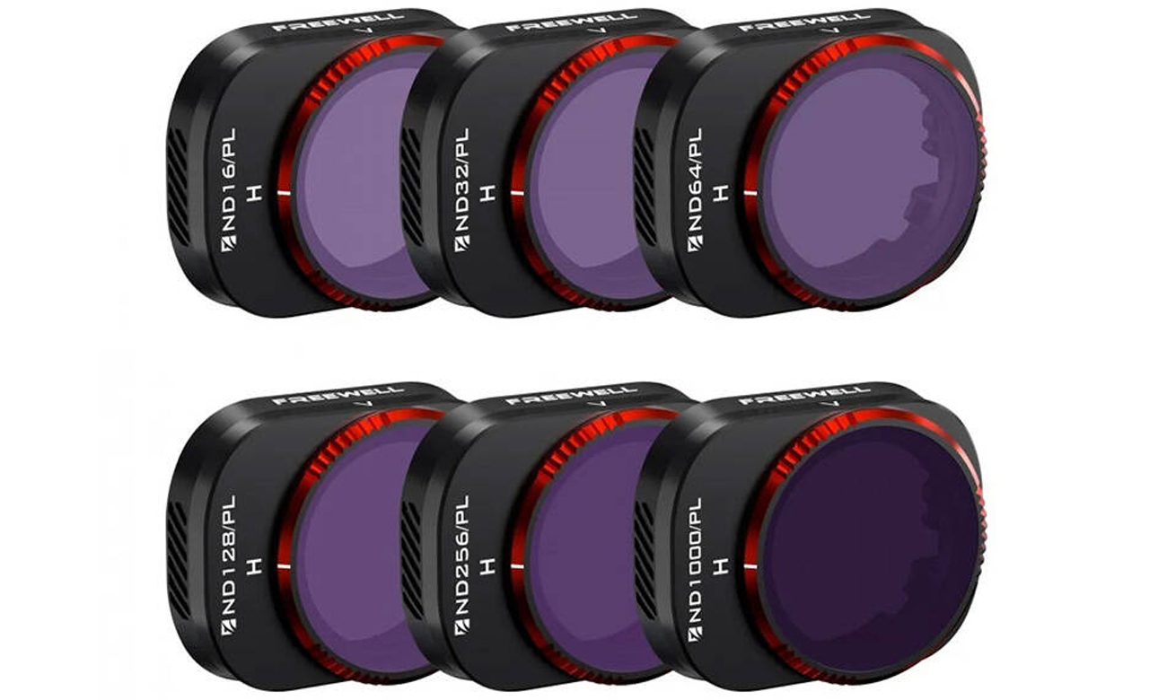 Freewell Bright Day Filter für DJI Mini 4 Pro Drohne (6 Stück) - Gesamtansicht