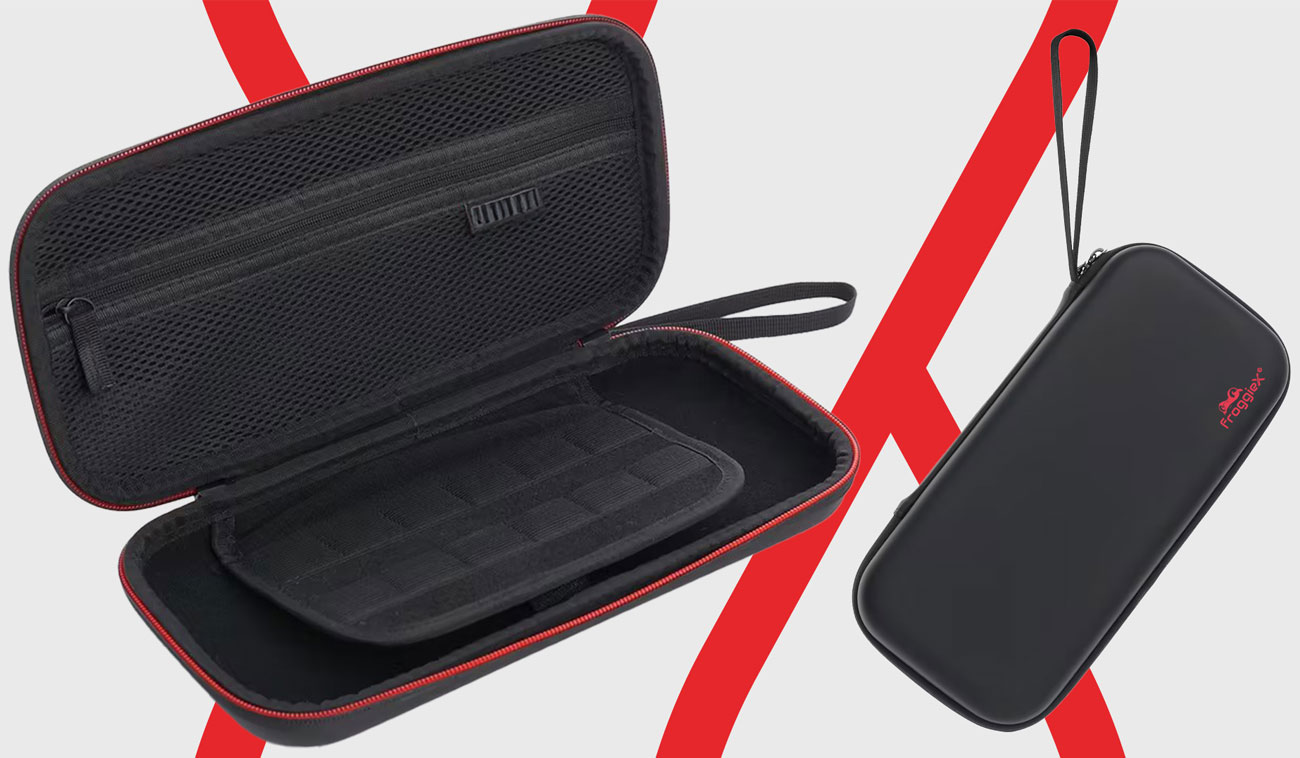 Etui FroggieX FX-NS2-AK1-B do Nintendo Switch 2 - Widok ogólny, grafika z tłem